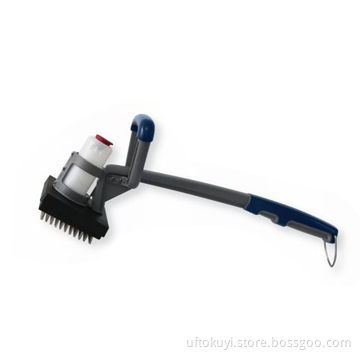 Multipurpose Steam Grill Brush with Replaceable Brushes